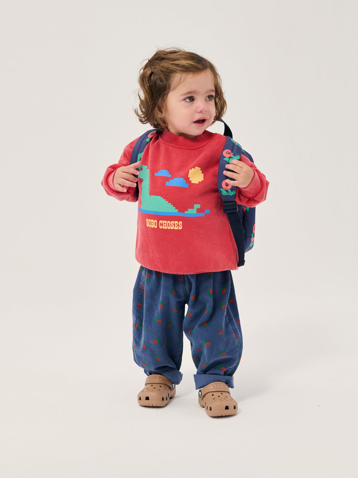 Stamp Bloom All Over Corduroy Pants