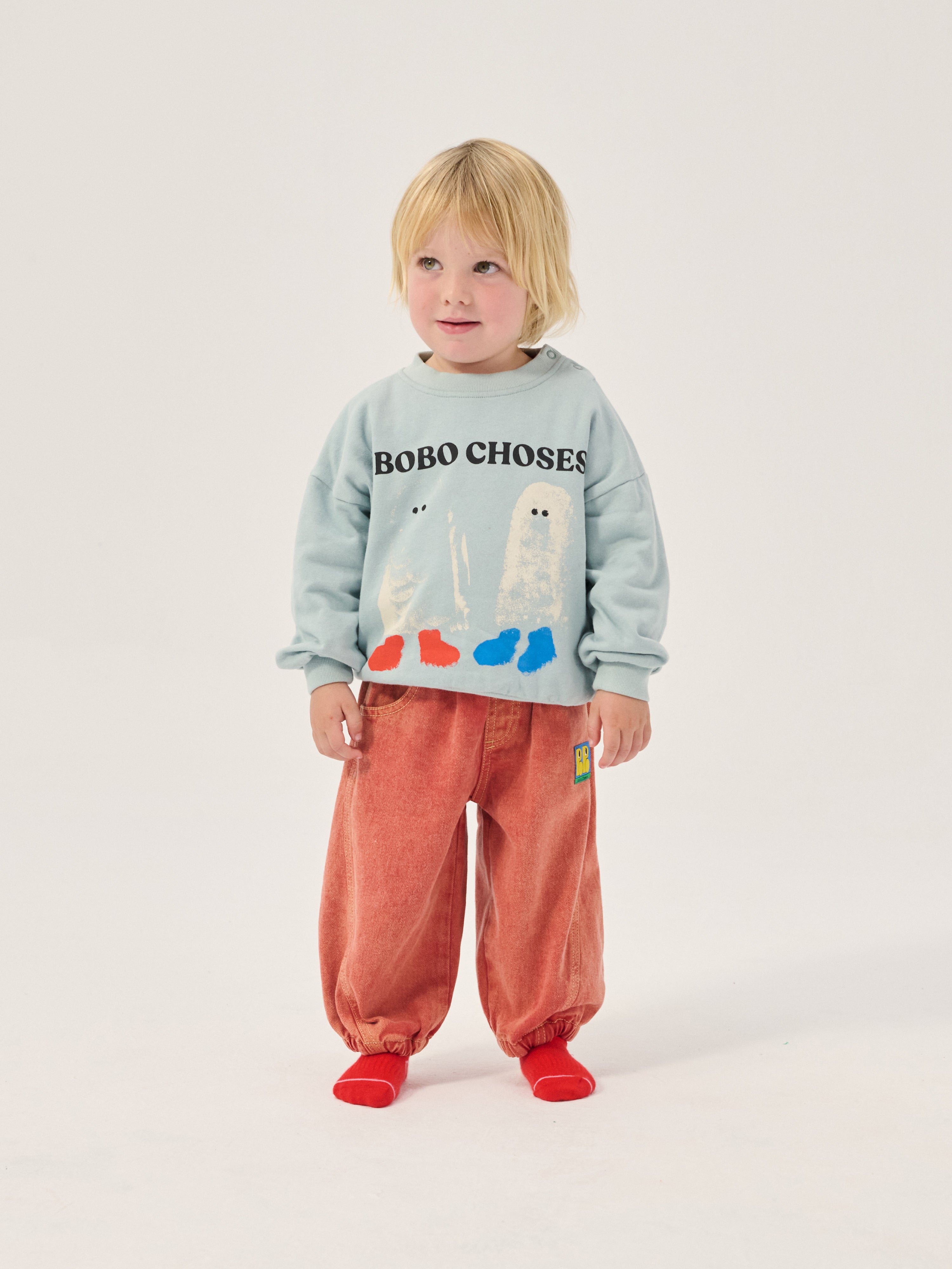 Booo Bo Choses Tag Denim Pants