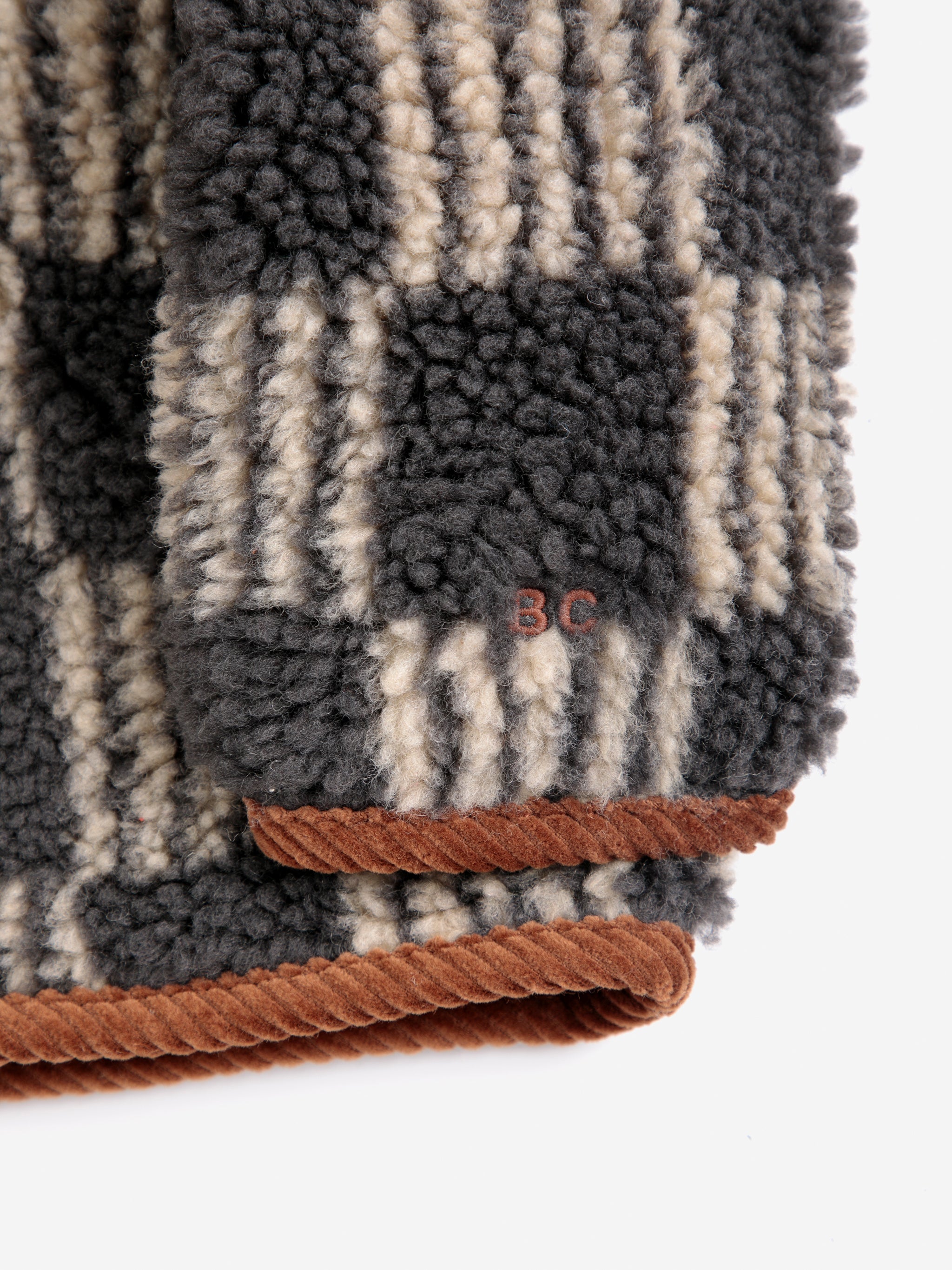 Almost Moiré All Over Sheepskin Baby Jacket