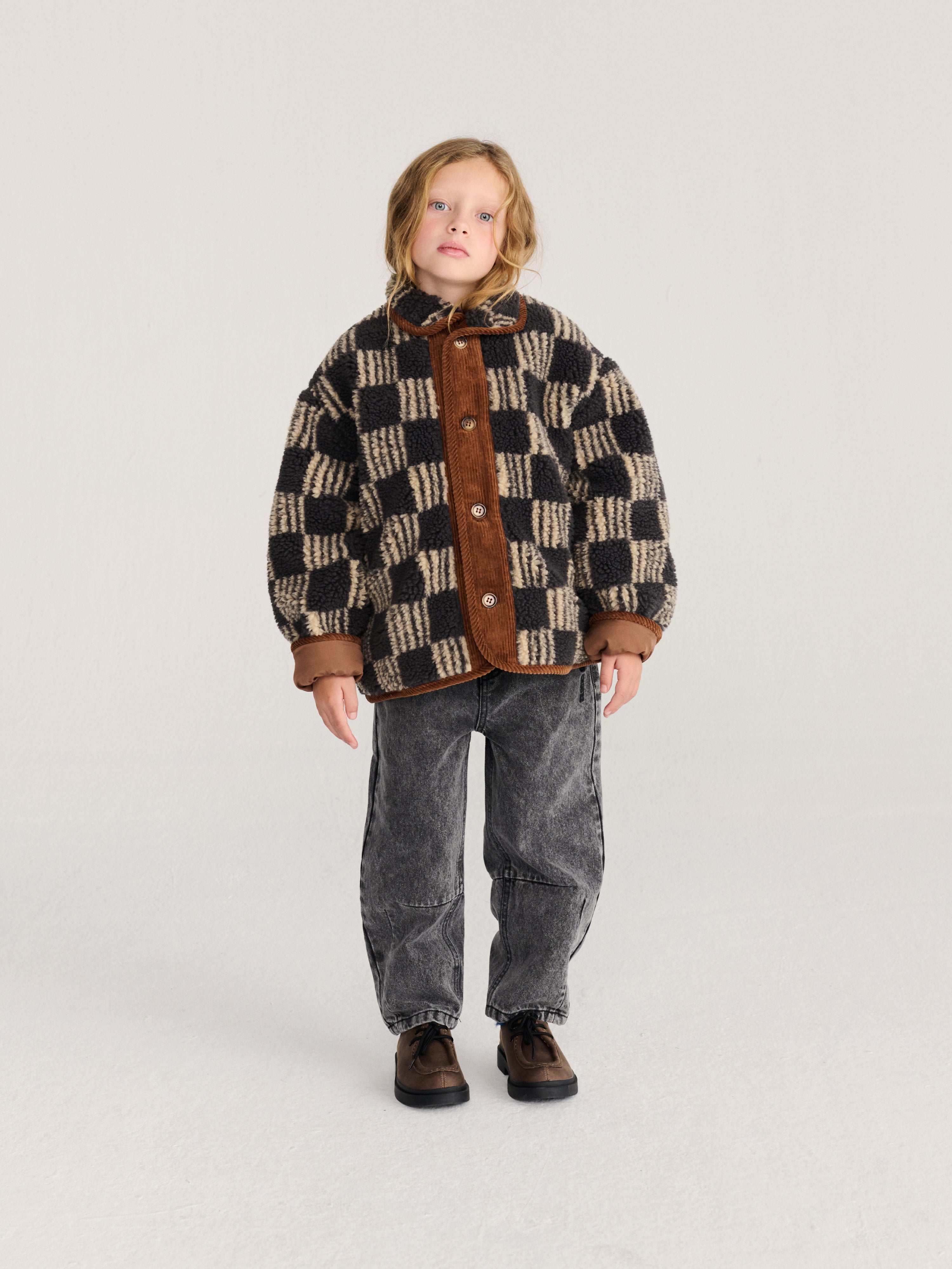 Almost Moiré All Over Sheepskin Jacket