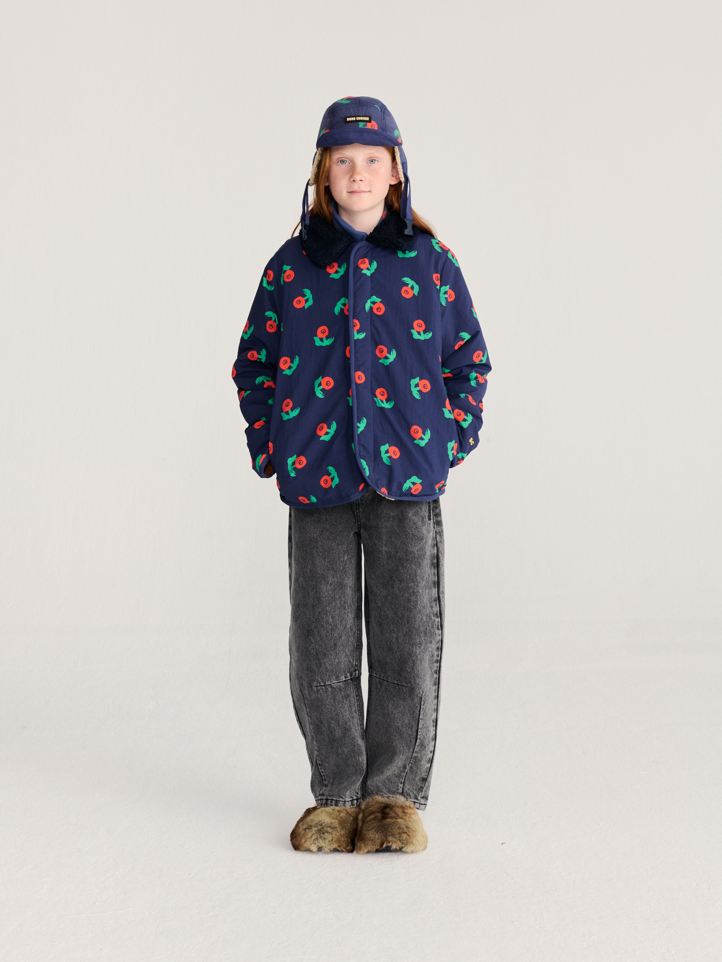 Stamp Bloom All Over Reversible Jacket