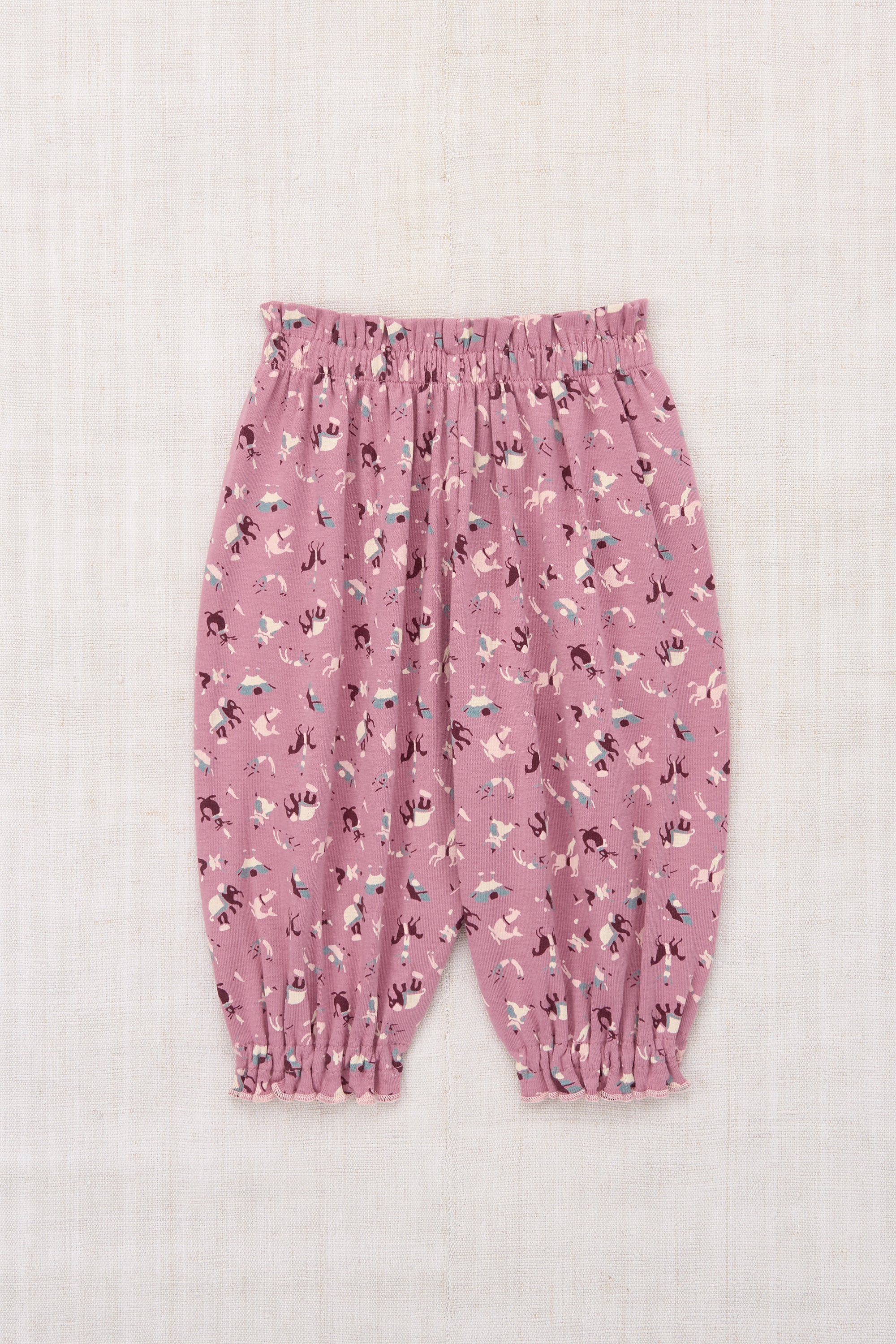 Baby Balloon Pant - Antique Rose Circus
