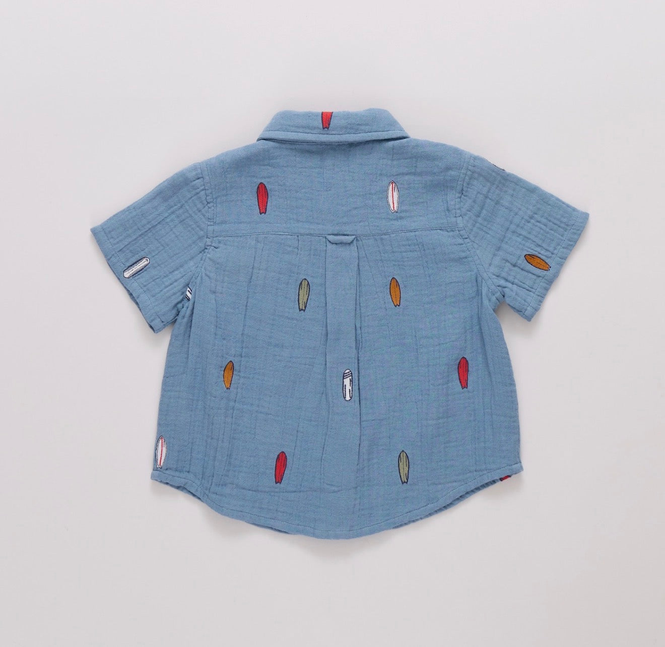 Boys Jack Shirt - Surfboard Embroidery