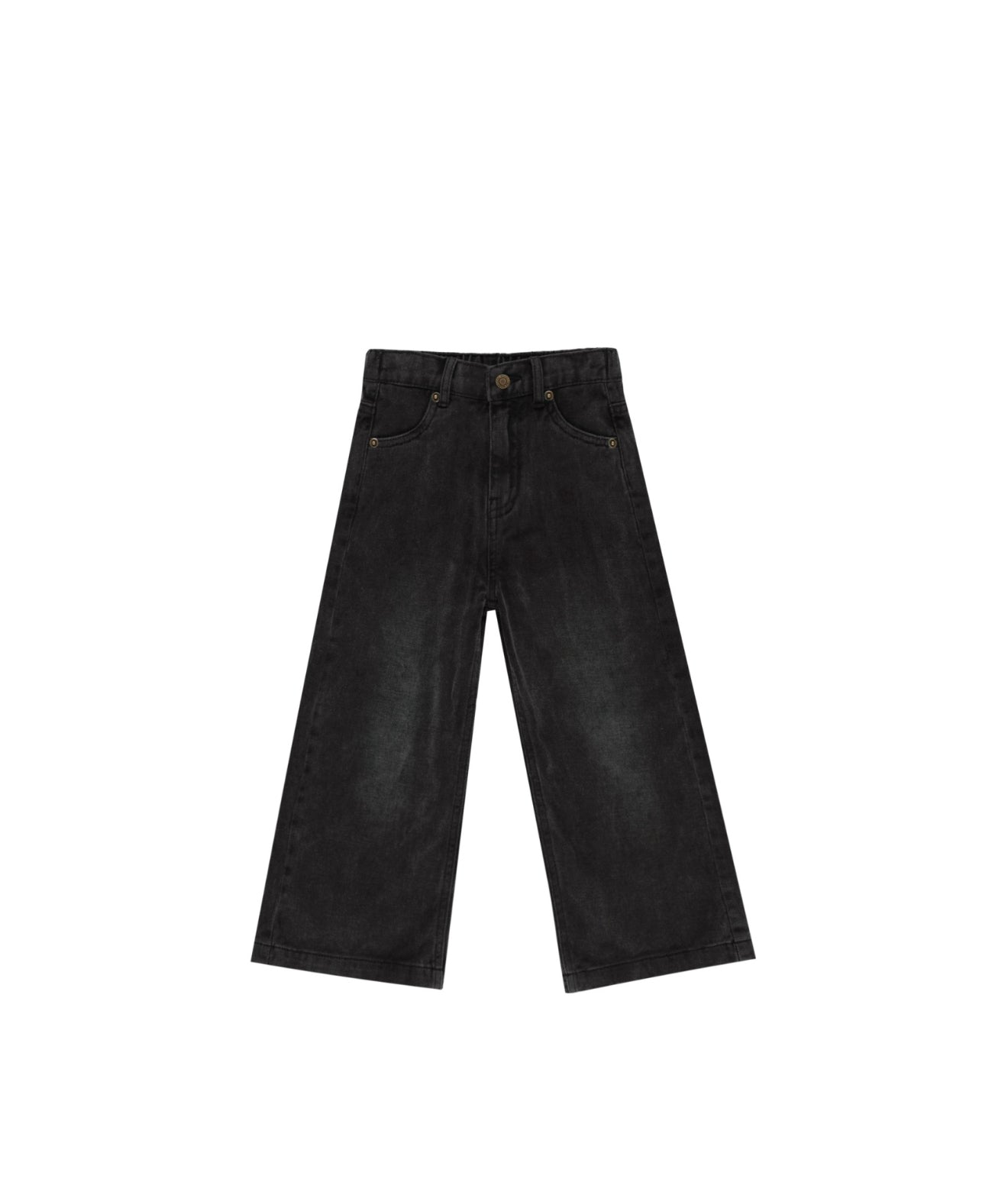 Straight Leg Pant || Washed Black