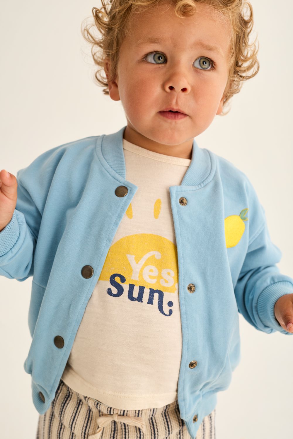 Berlin Soft Fleece Baby Jacket - Blue