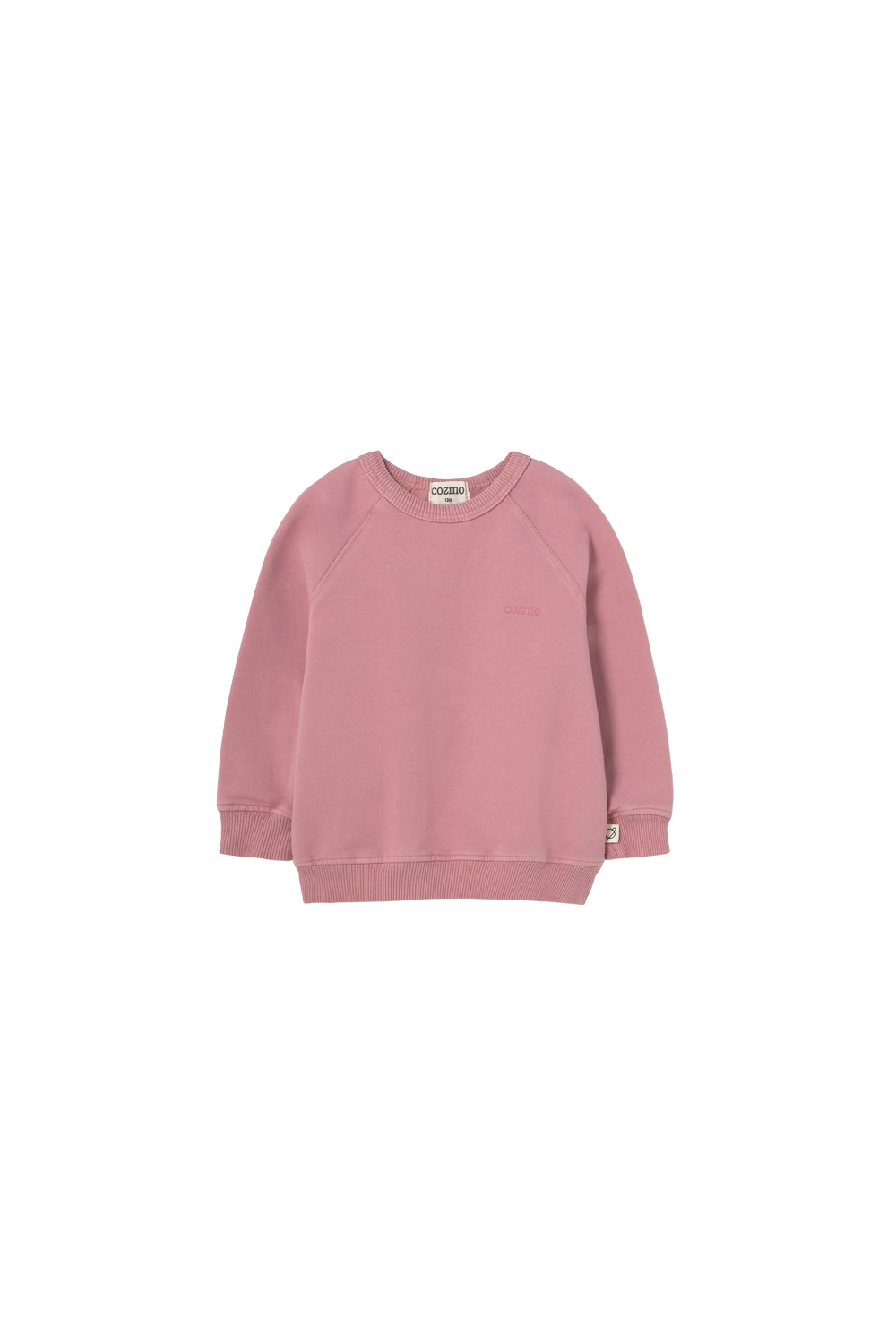 Soft Brushed Fleece Baby Sweatshirt - Rose Tea