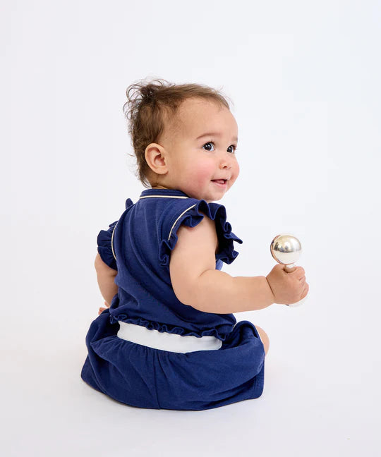 Bea Baby Short Set - Navy