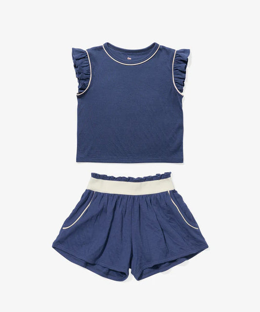 Bea Short Set - Navy