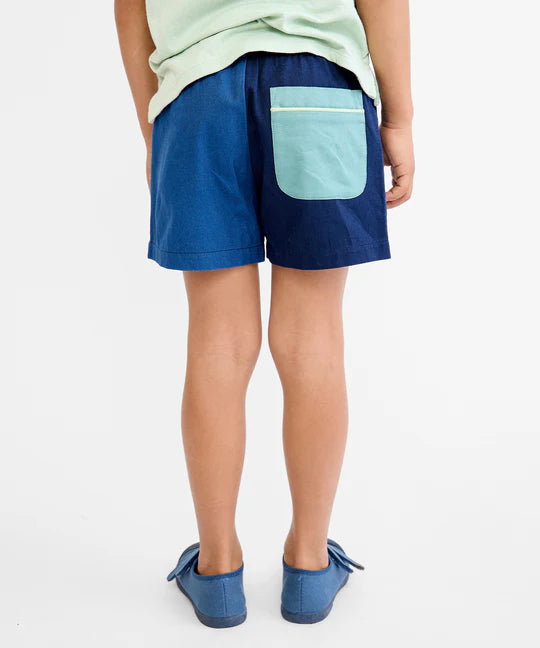 Bingo Short - Cool Color Block