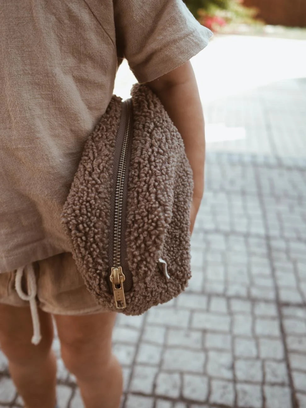 Brown Teddy Pouch