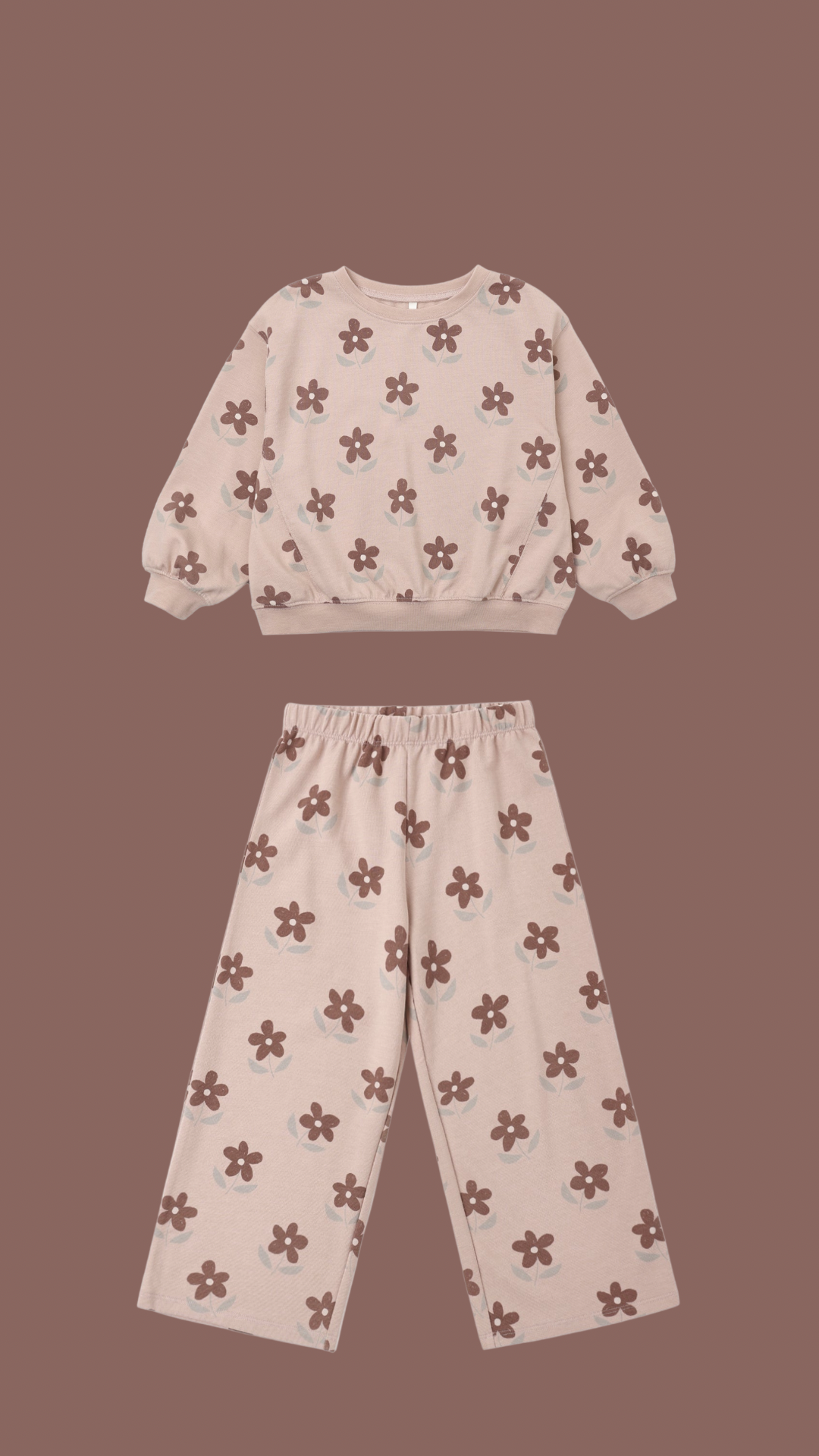 Oversized Sweatshirt & Track Pant Daisy