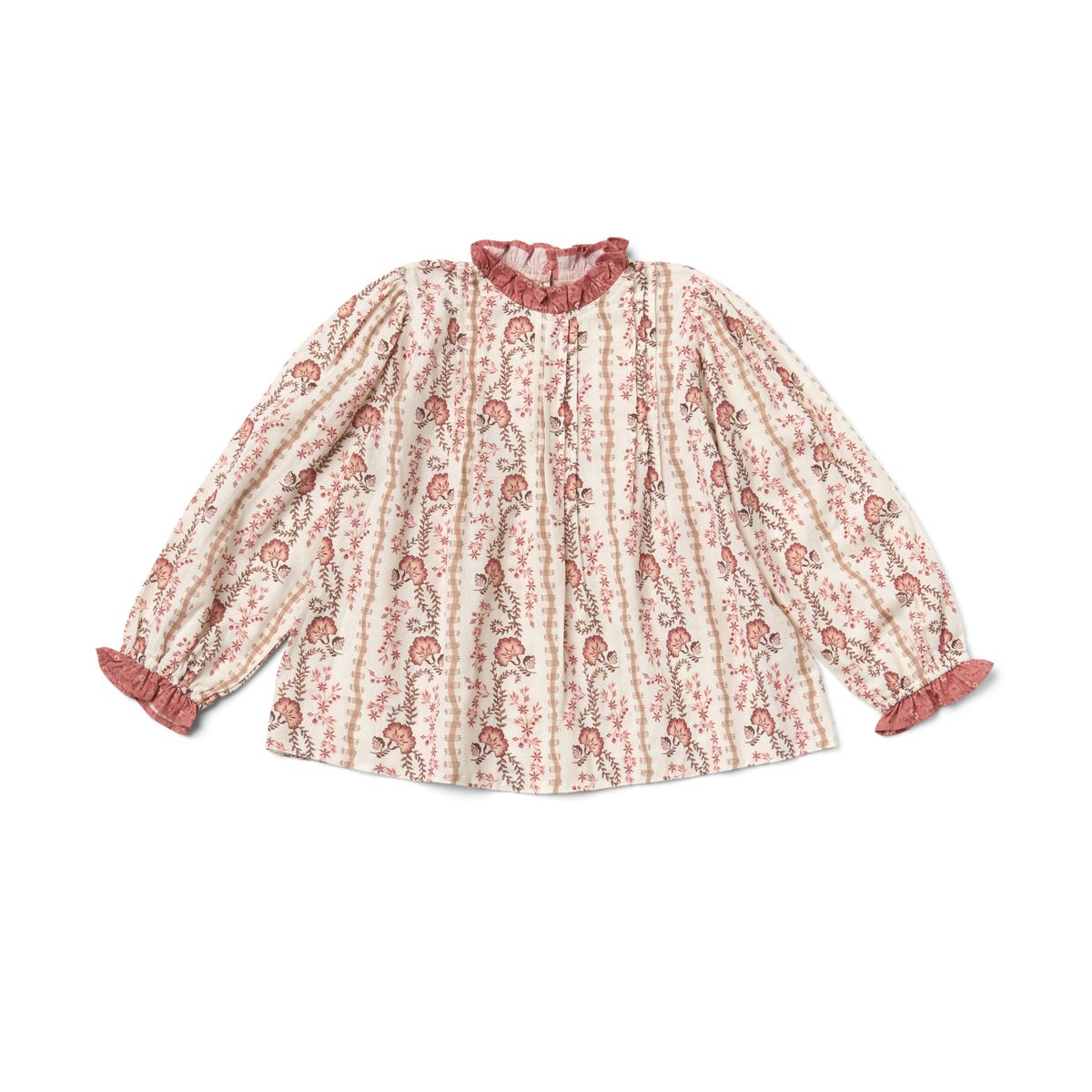 Luna Top in Fall Vine Print