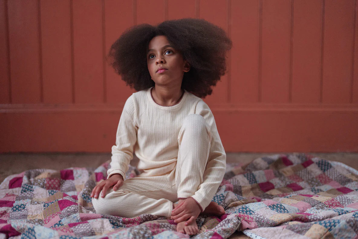 Pointelle Pyjamas - Buttermilk
