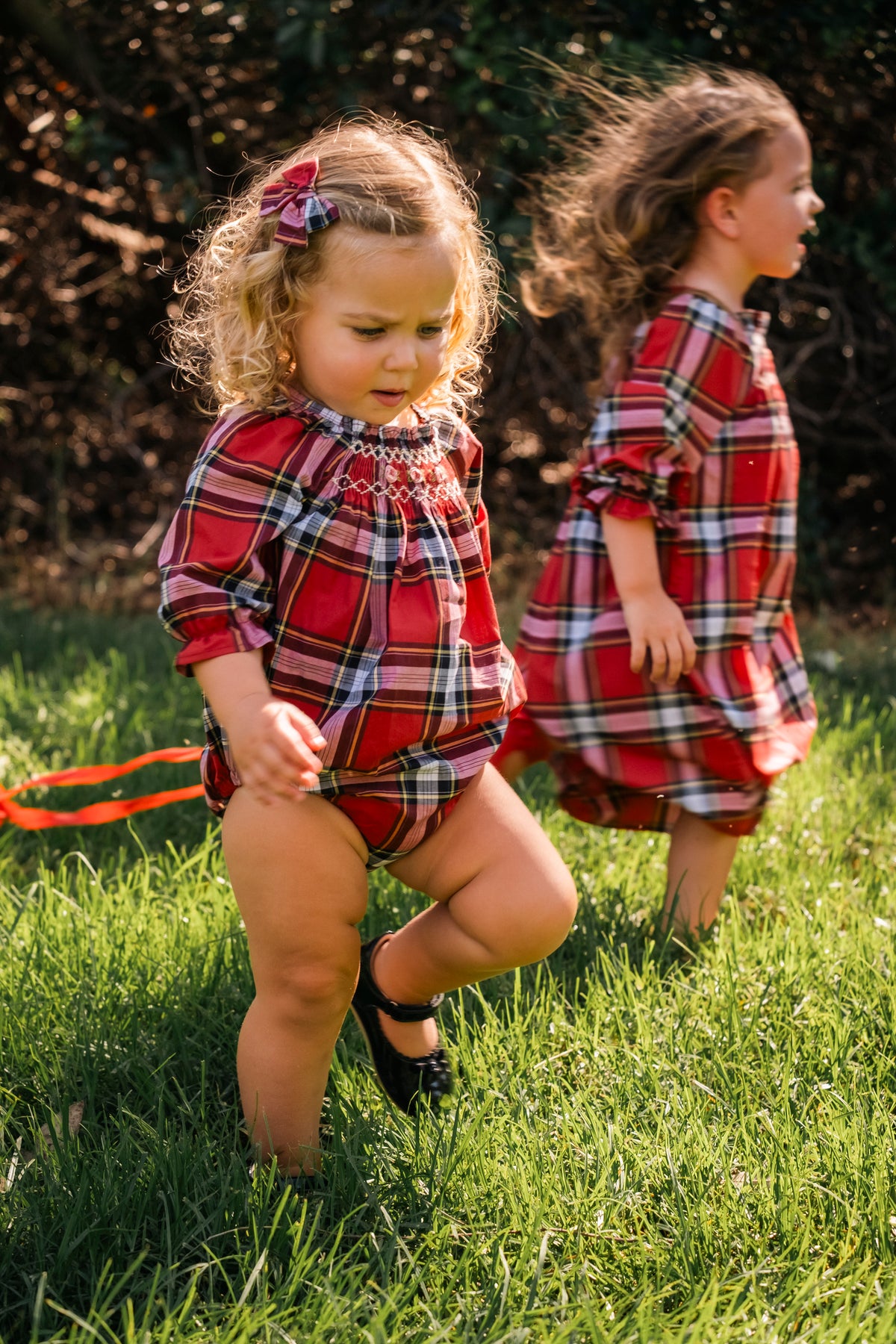 Nora Romper - Heritage Tartan