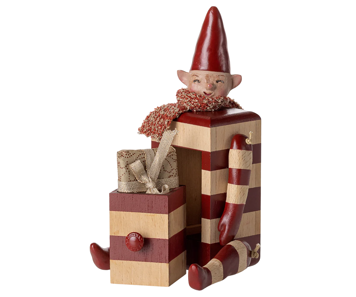 Elf with drawer - Red