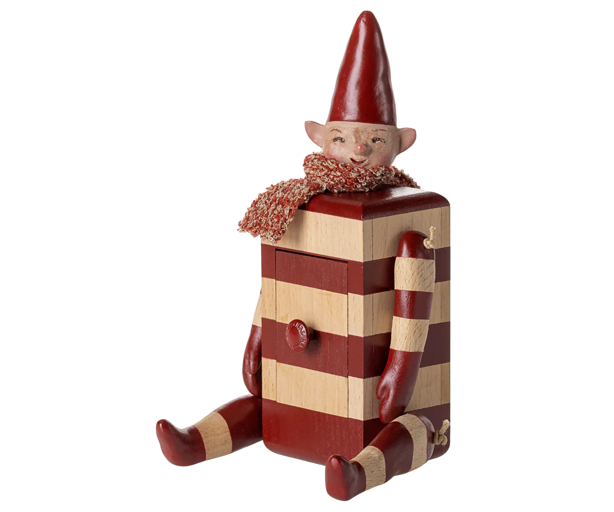 Elf with drawer - Red