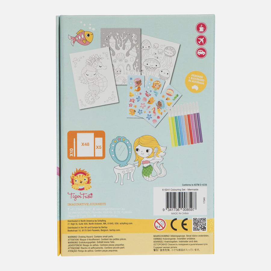 Colouring Set - Mermaids