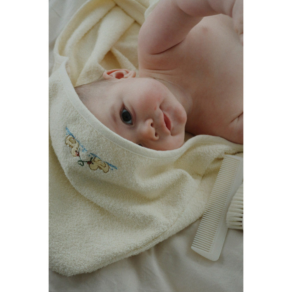 Figo Baby Towel - Antique White