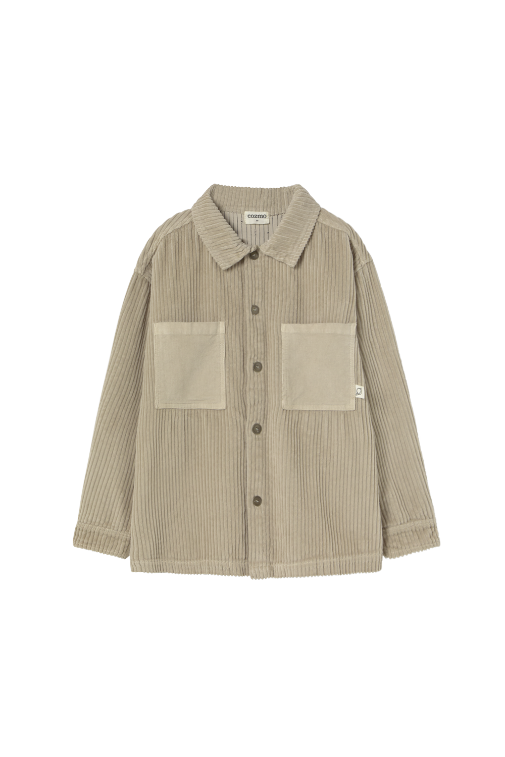 Wide Corduroy Shirt - Stone