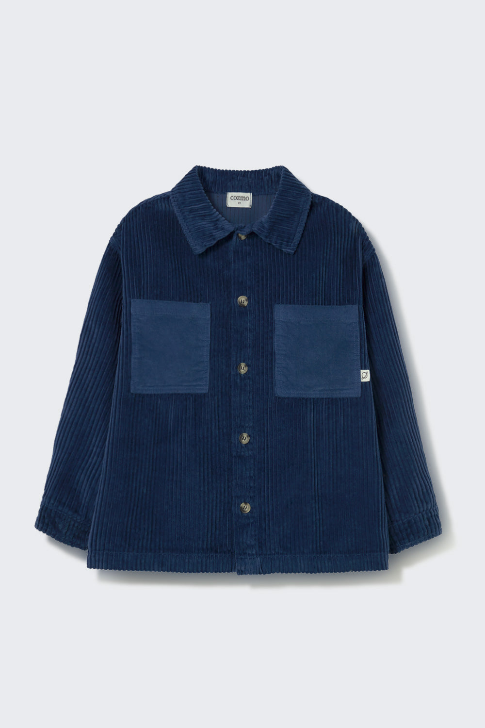 Dakar Wide Wale Corduroy Overshirt - Navy