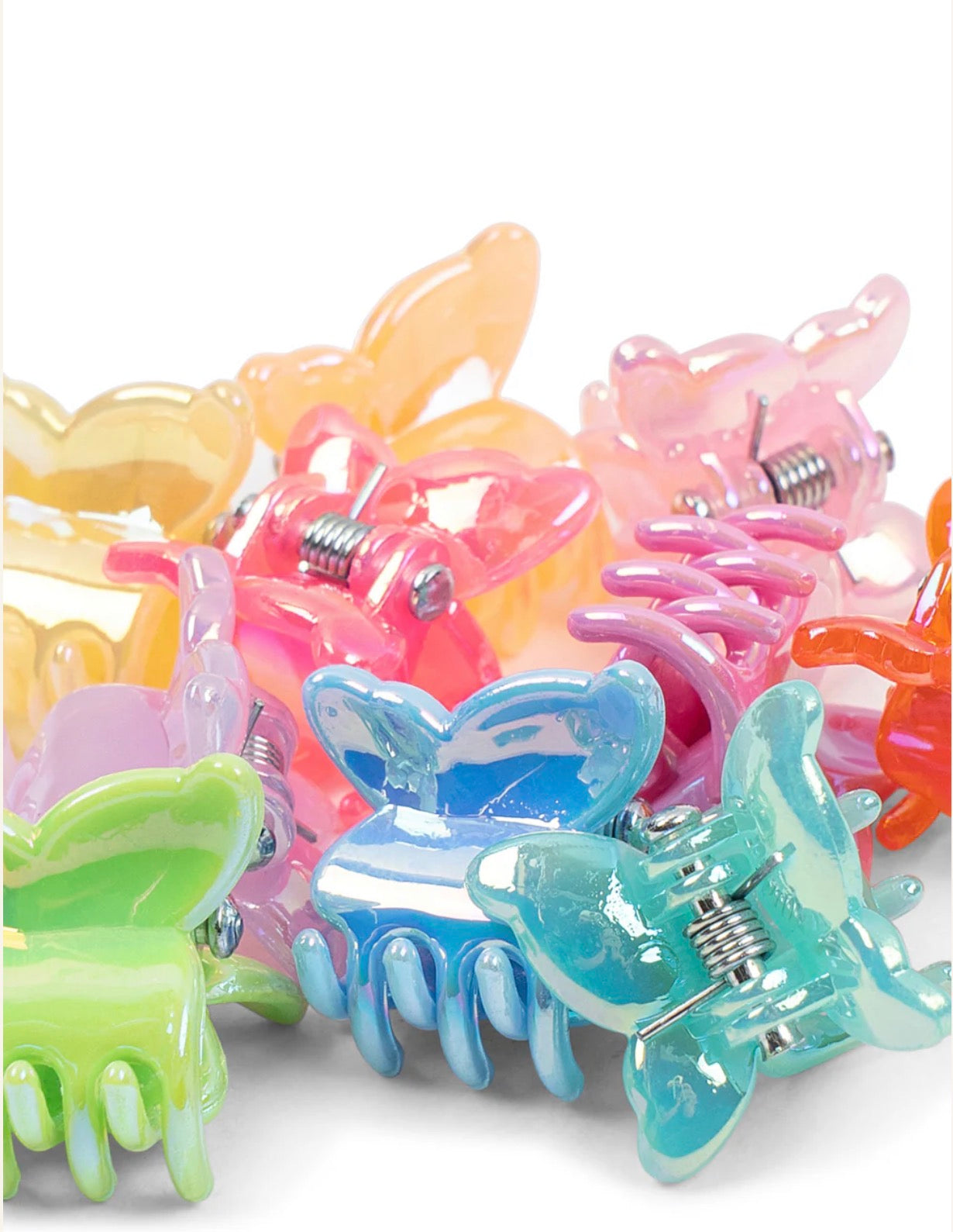 10 Pack Mini Butterfly Hair Claws
