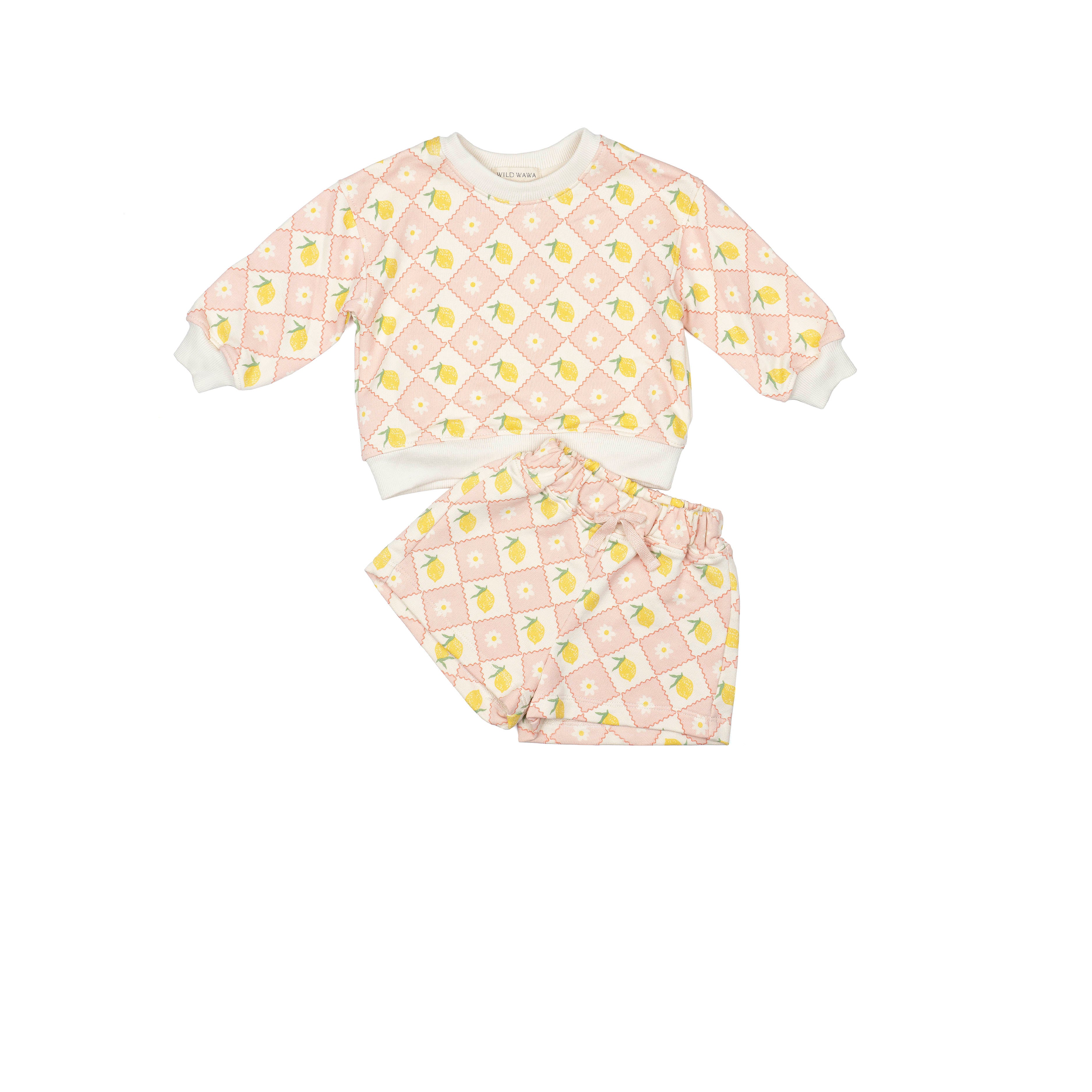 Sweatshirt Set - Lemon Twist