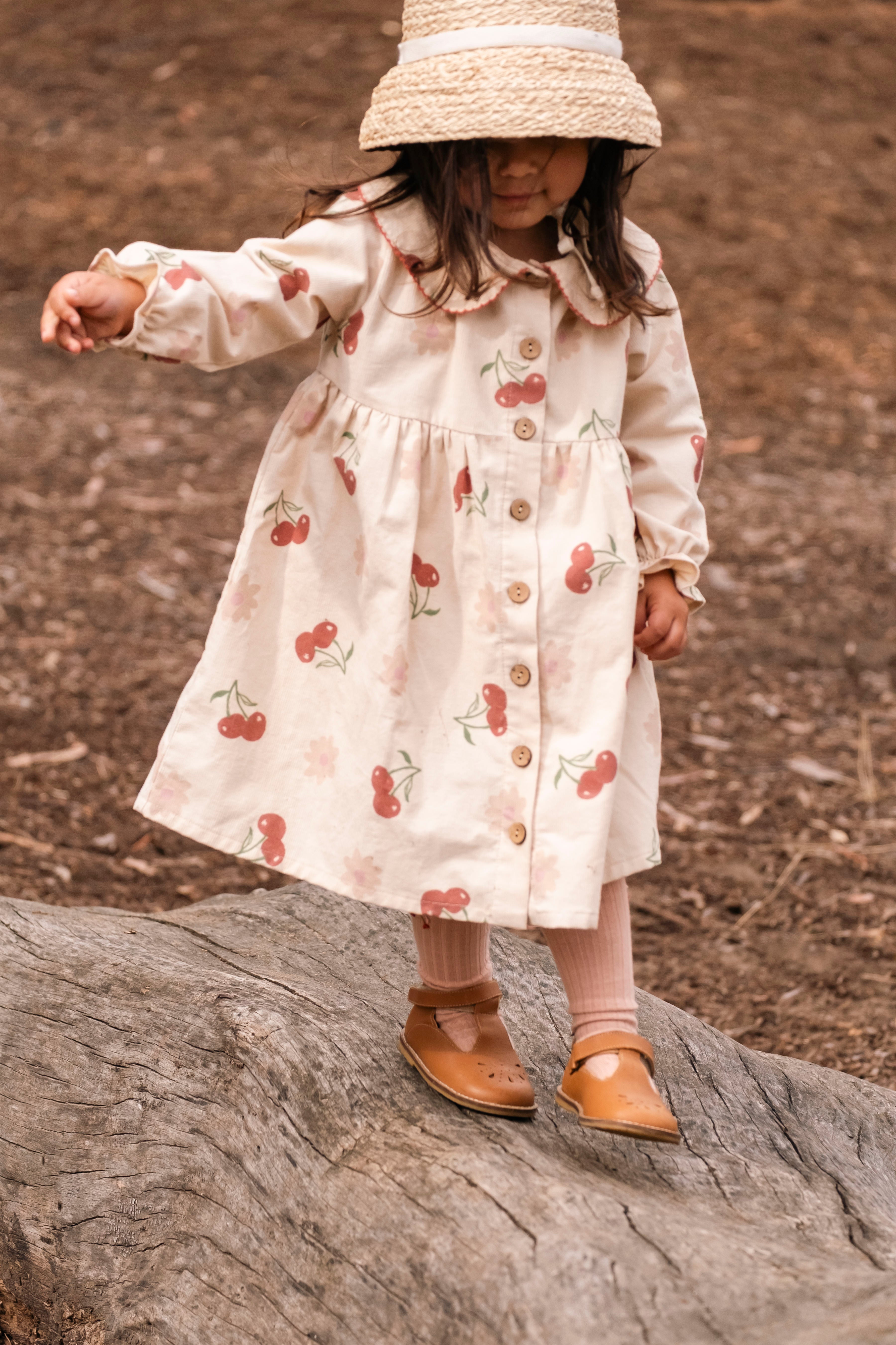 Clementine Dress - Cherry Bloom