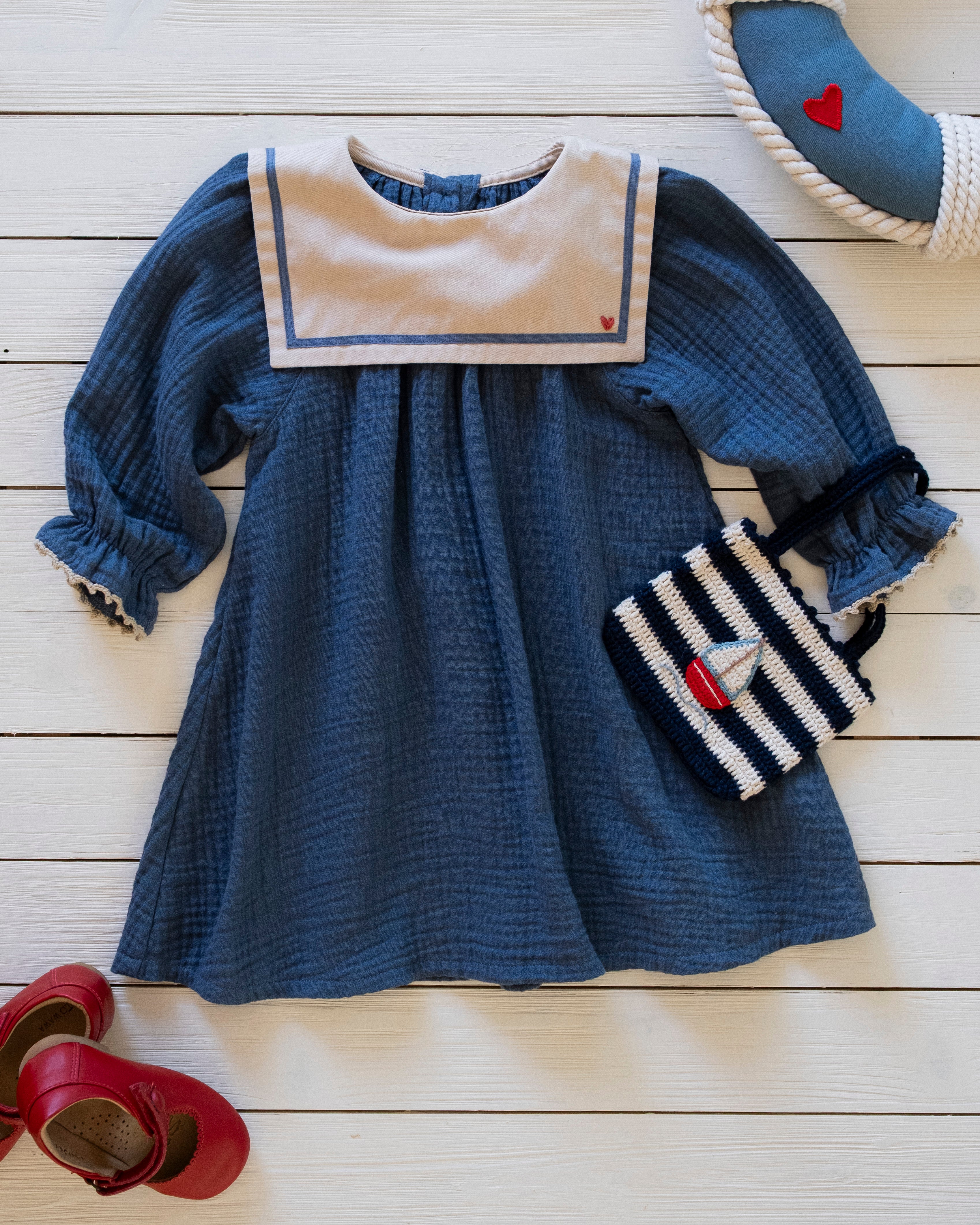 Mariner Belle Dress - Navy