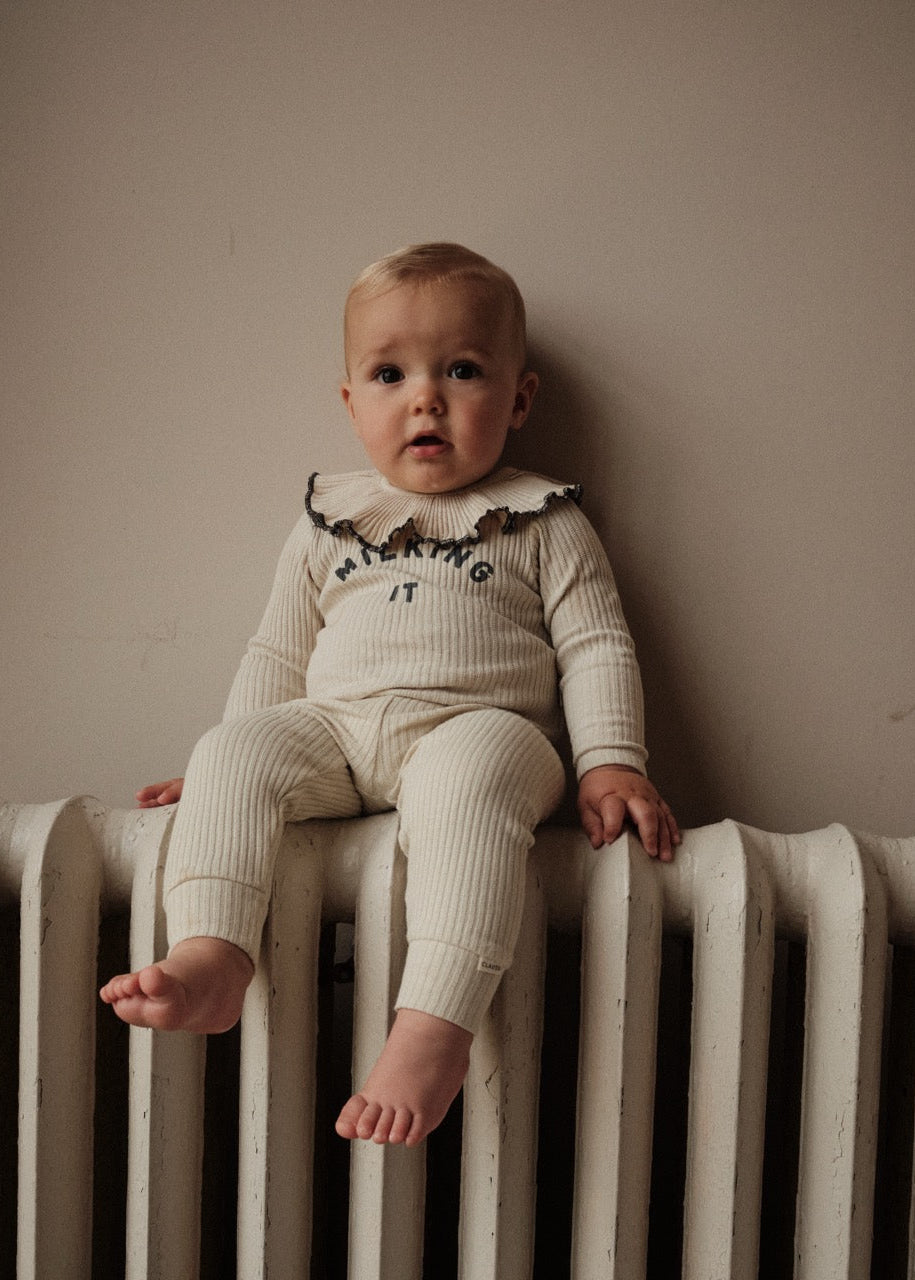 Marli Oat Rib Cuff Leggings