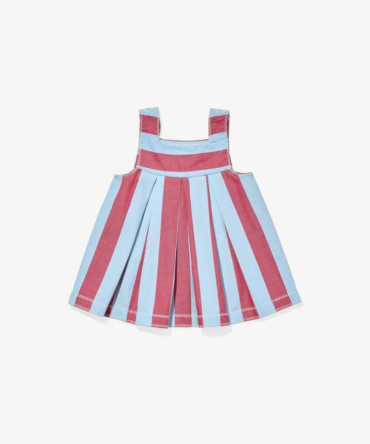 Daisy Baby Dress - Cherry Stripe