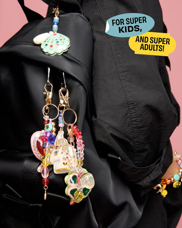 Sparkle Shell Bag Charm