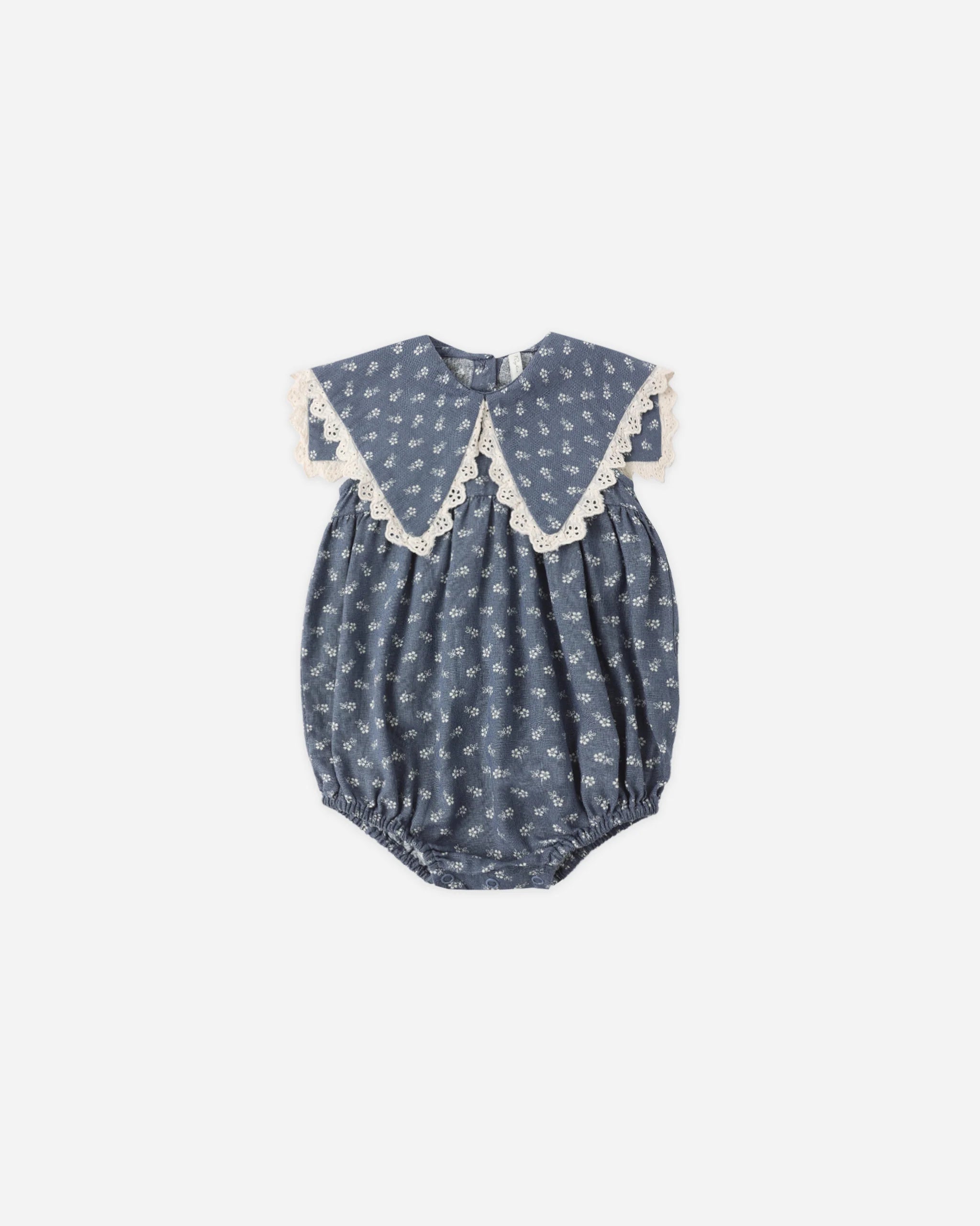 Porter Romper Ditsy - Marine