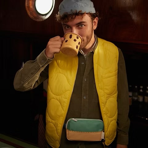 Fanny Pack Colourblocking - Aquatic Green, Sandy Yellow