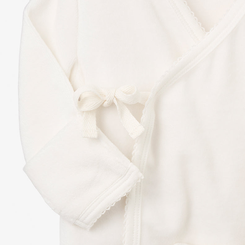 Whisper White Velour Envelope Bag Set