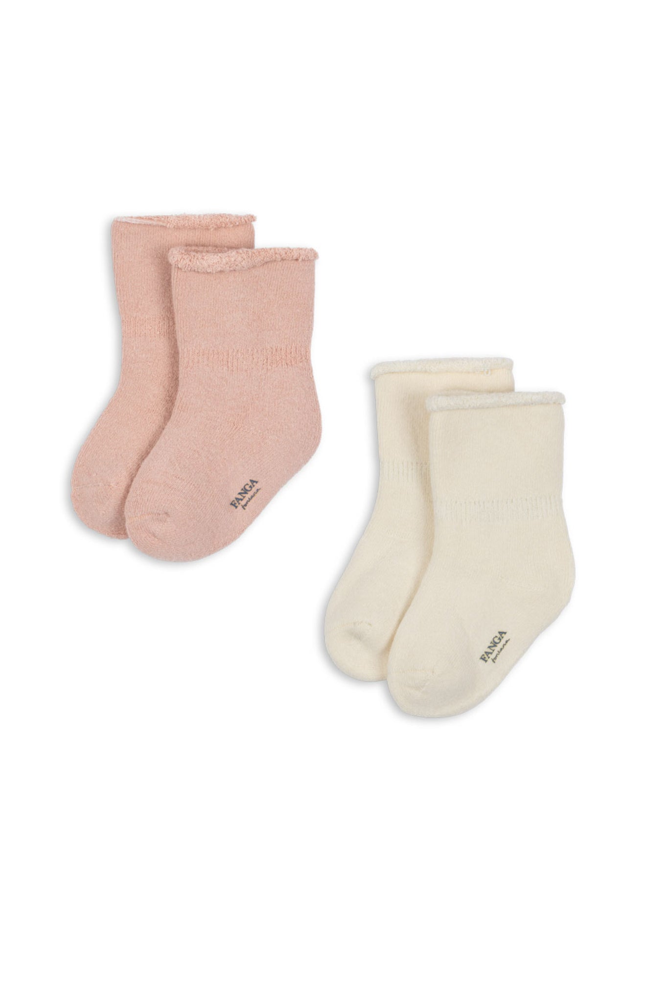 Vicino 2 Pack Terry Socks - Cameo Rose