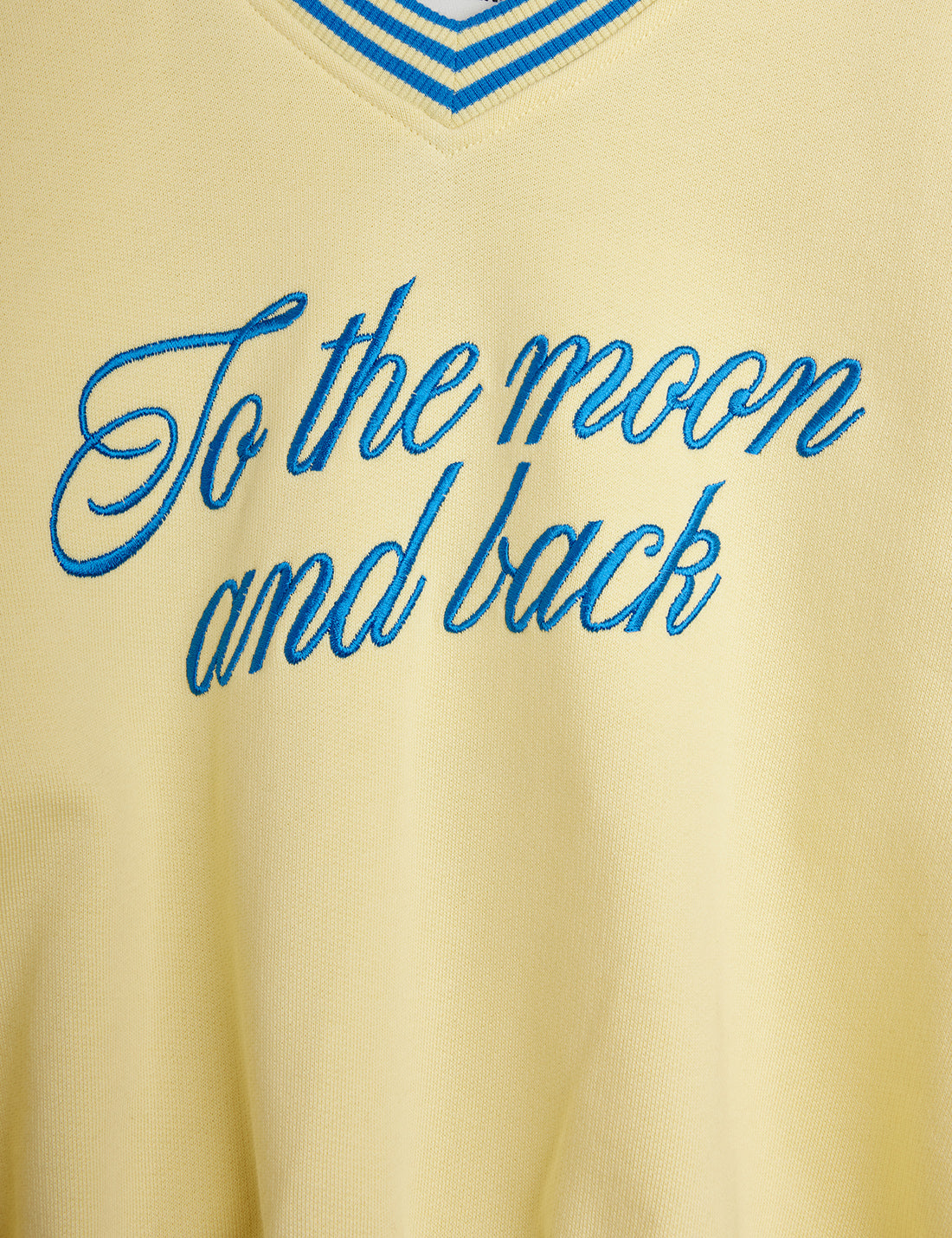 To The Moon EMB Short Sleeve Tee - Yellow