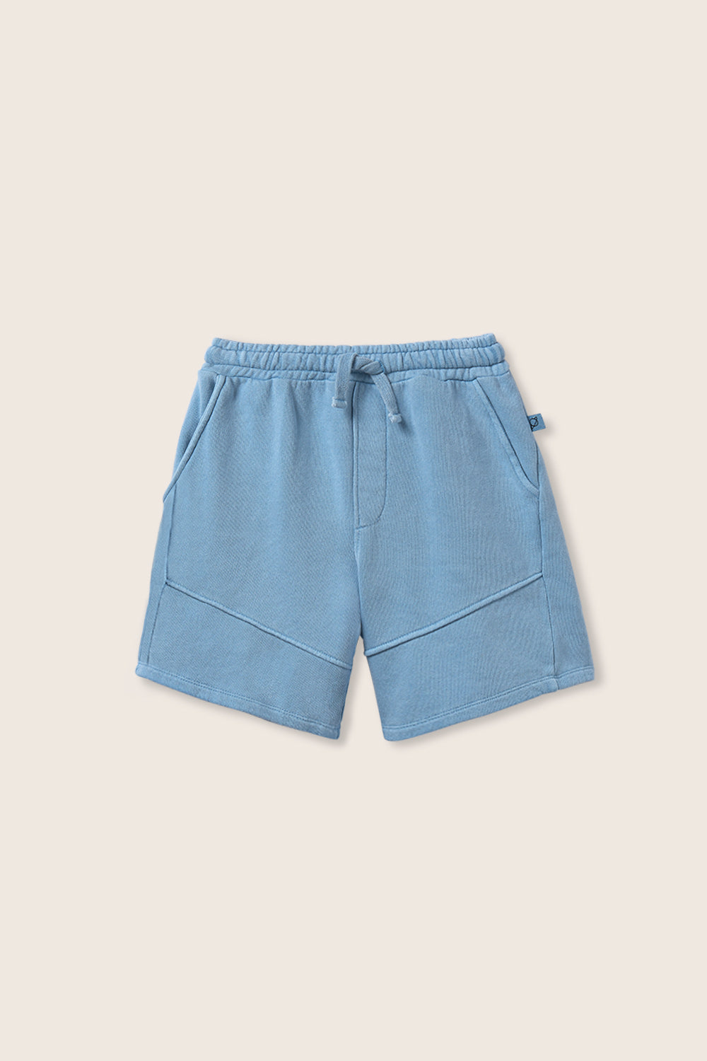 Fox Cotton Fleece Bermuda Shorts - Blue