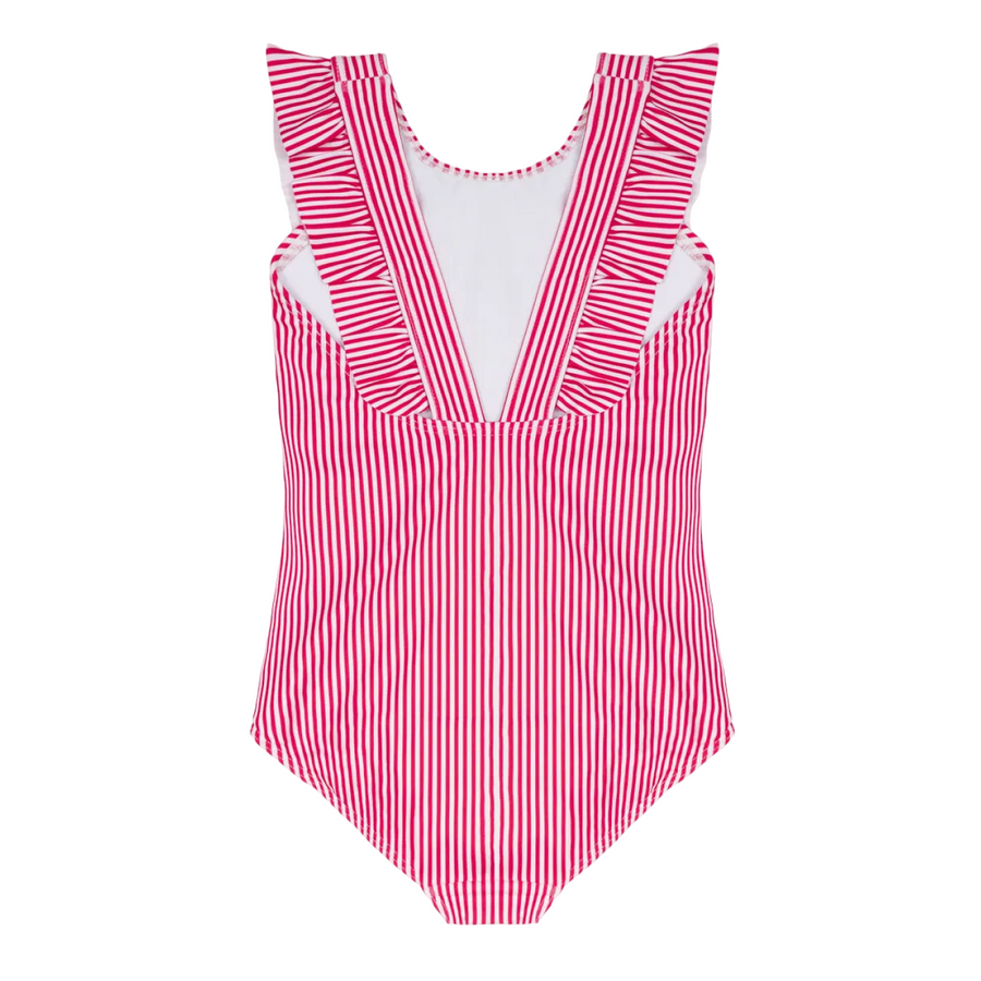 Girls Gondola Stripe Ruffle One Piece