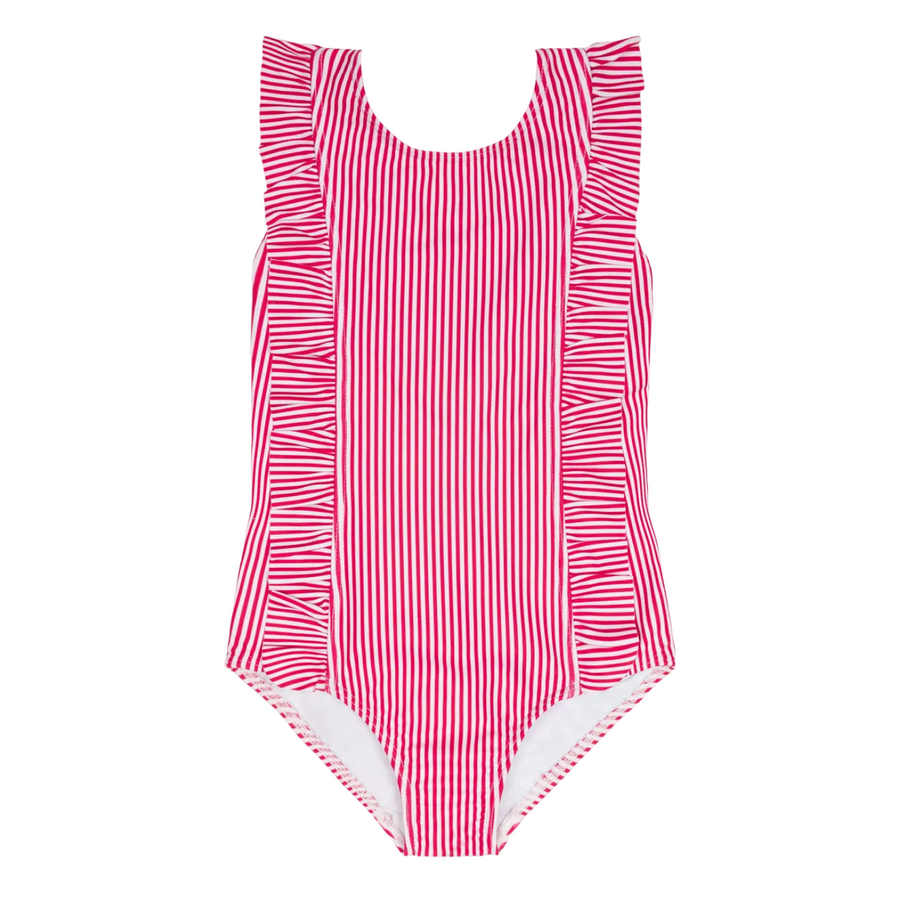Girls Gondola Stripe Ruffle One Piece
