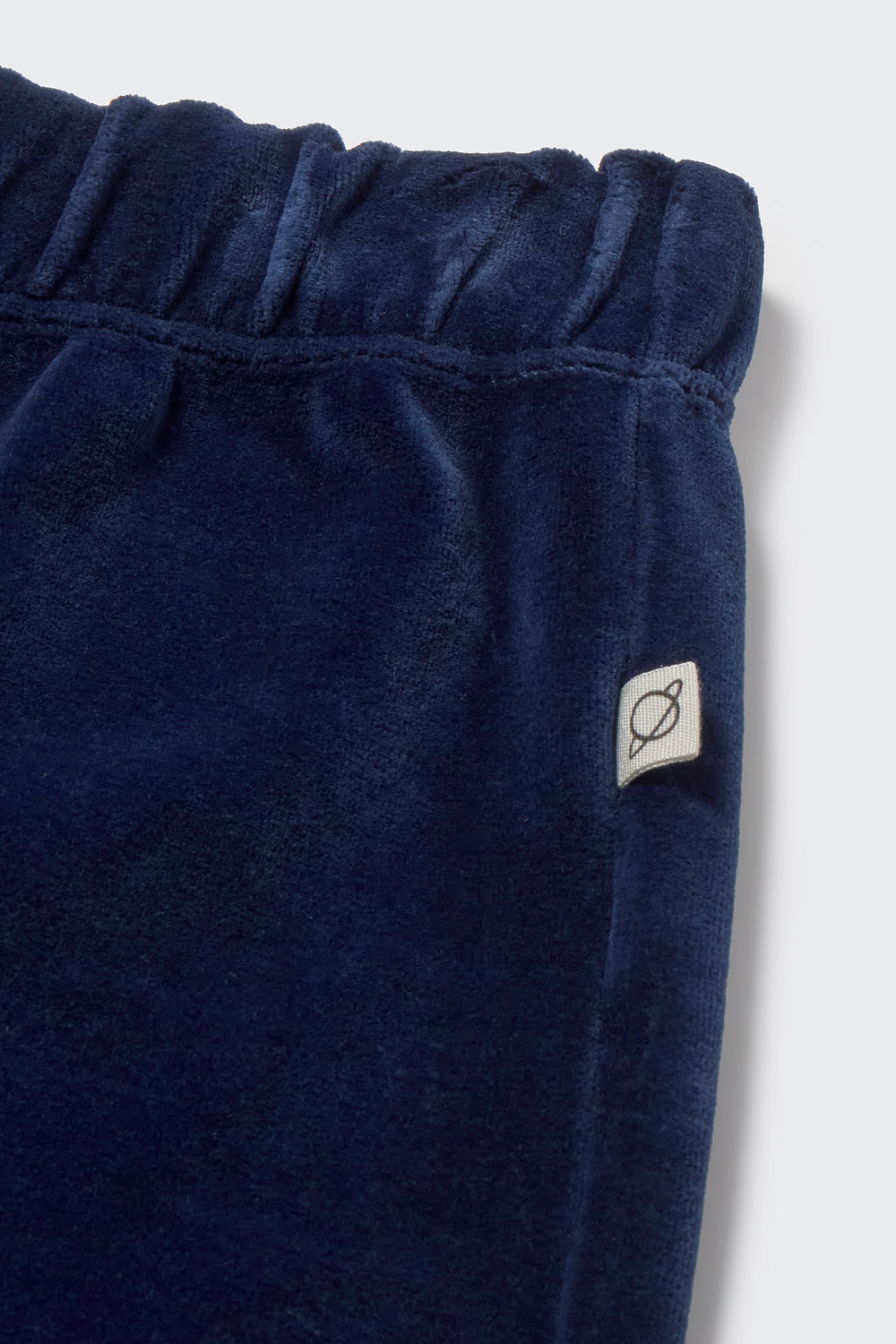 Goi Velour Knit Pants - Navy