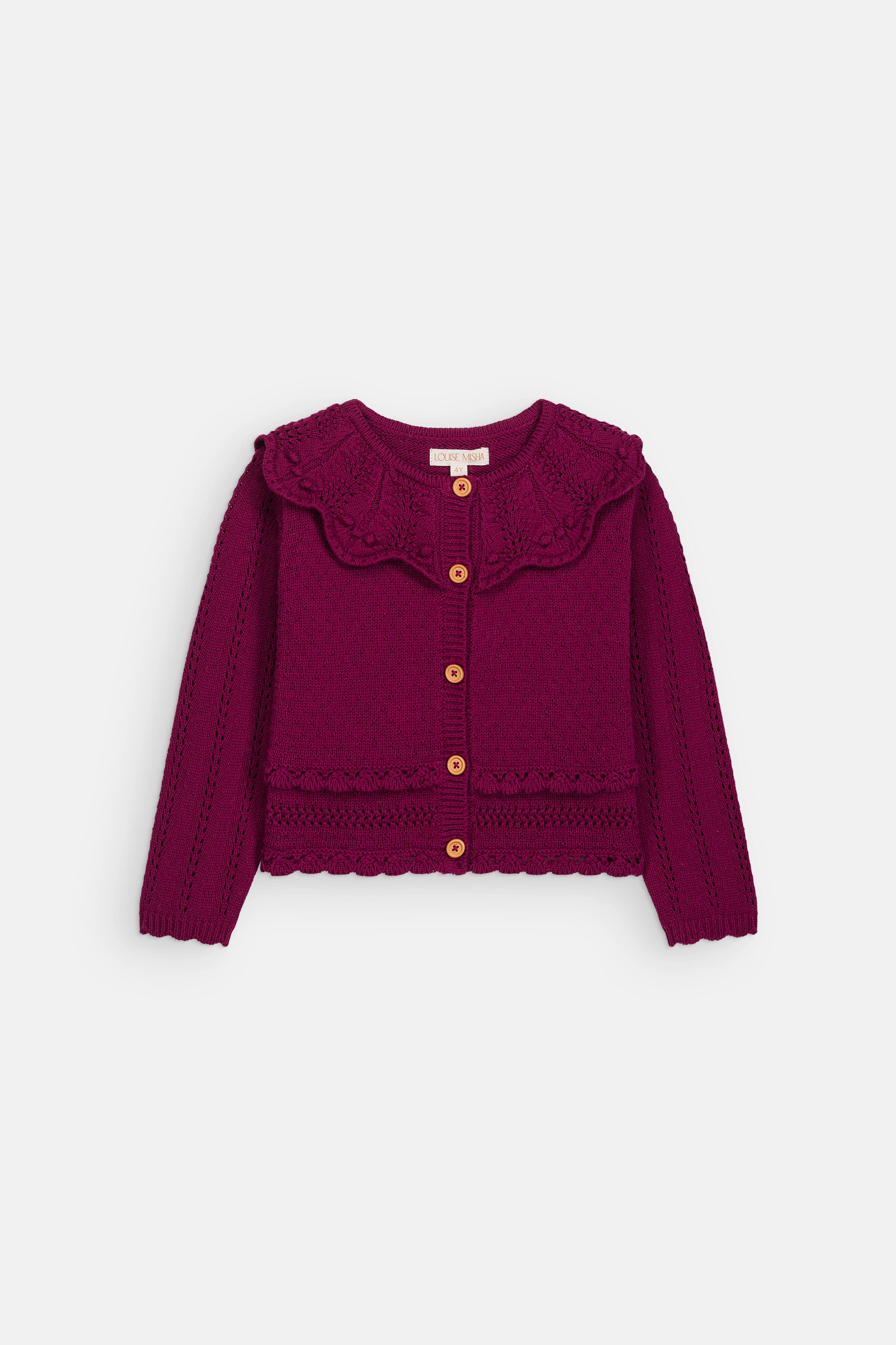 Josephina Cardigan - Beetroot
