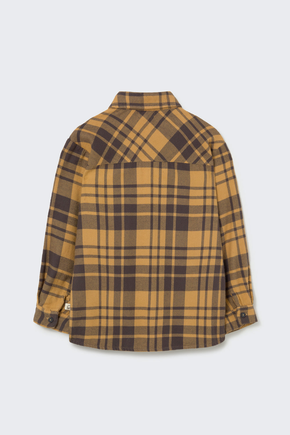 Greg Soft Tartan Flannel Shirt - Biscuit