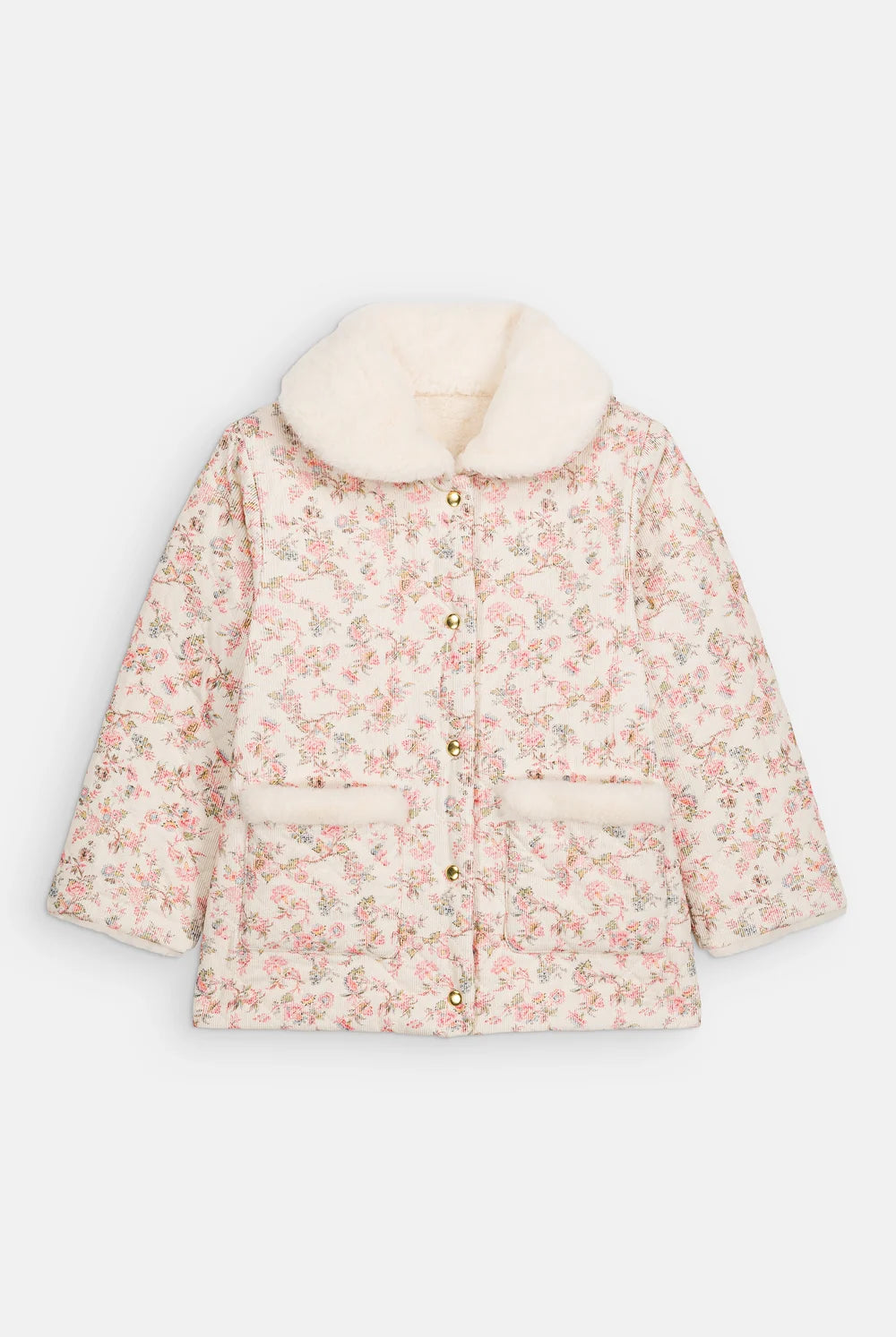 Dalila Reversible Coat - Cream Carnation Vale