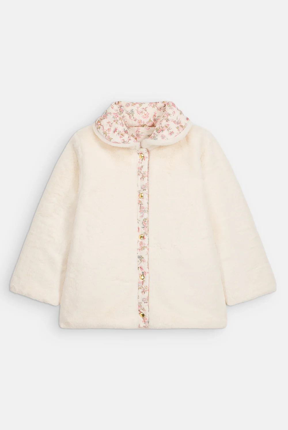 Dalila Reversible Coat - Cream Carnation Vale