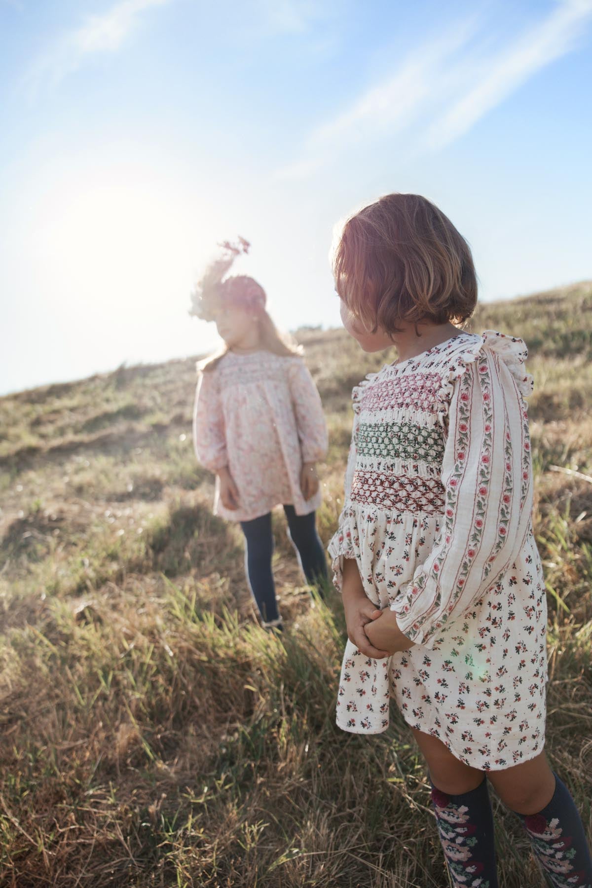 Saralina Dress - Cream Pink Sorrel
