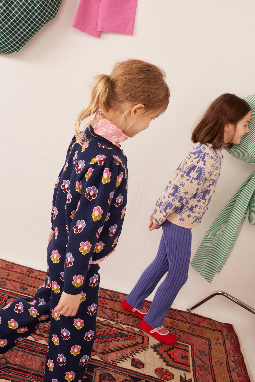 Lison Cardigan - Rainbow Flower