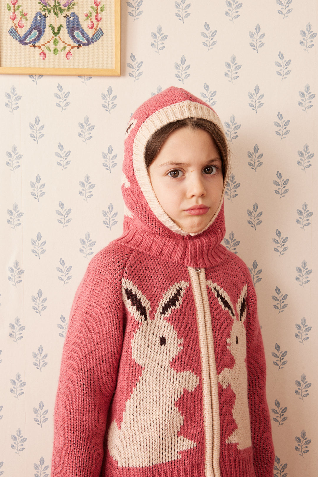 Pinguin Baby Hood Kitty - Pale Rose