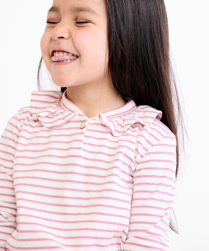 Hen T-Shirt - Rose Mini Stripe