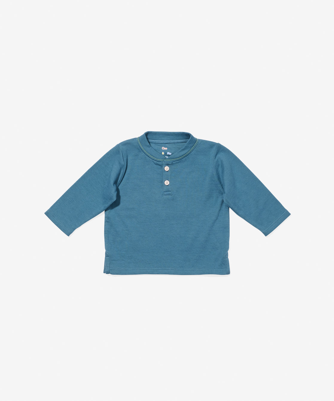 Henley Baby T-Shirt - Petrol