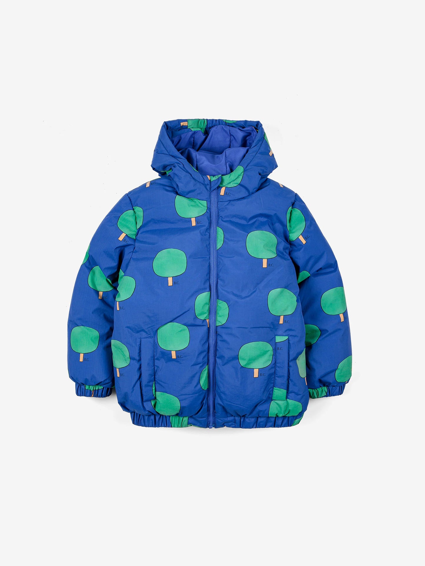 Green Tree all over anorak